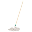 Trapeador tipo mechudo, 250 g con bastón de 120 cm, KLINTEK MECH-250