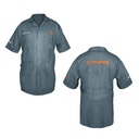 Bata bordada con logo, talla 44, Truper BATA-44