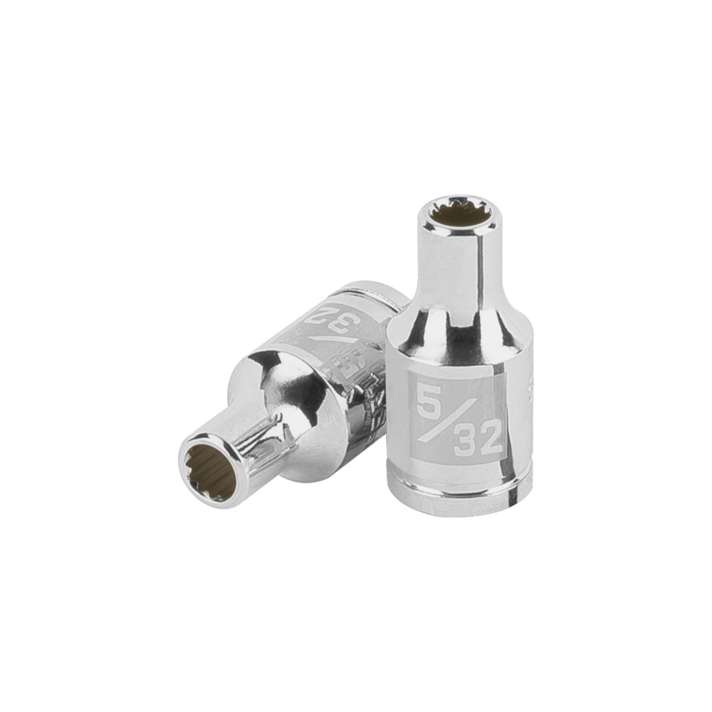 Dado de 5/32', 12 puntas, cuadro 1/4', TRUPER D-1405-B