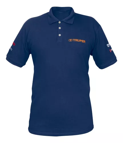 Playera polo para hombre, azul, M, Truper POL-AC-M