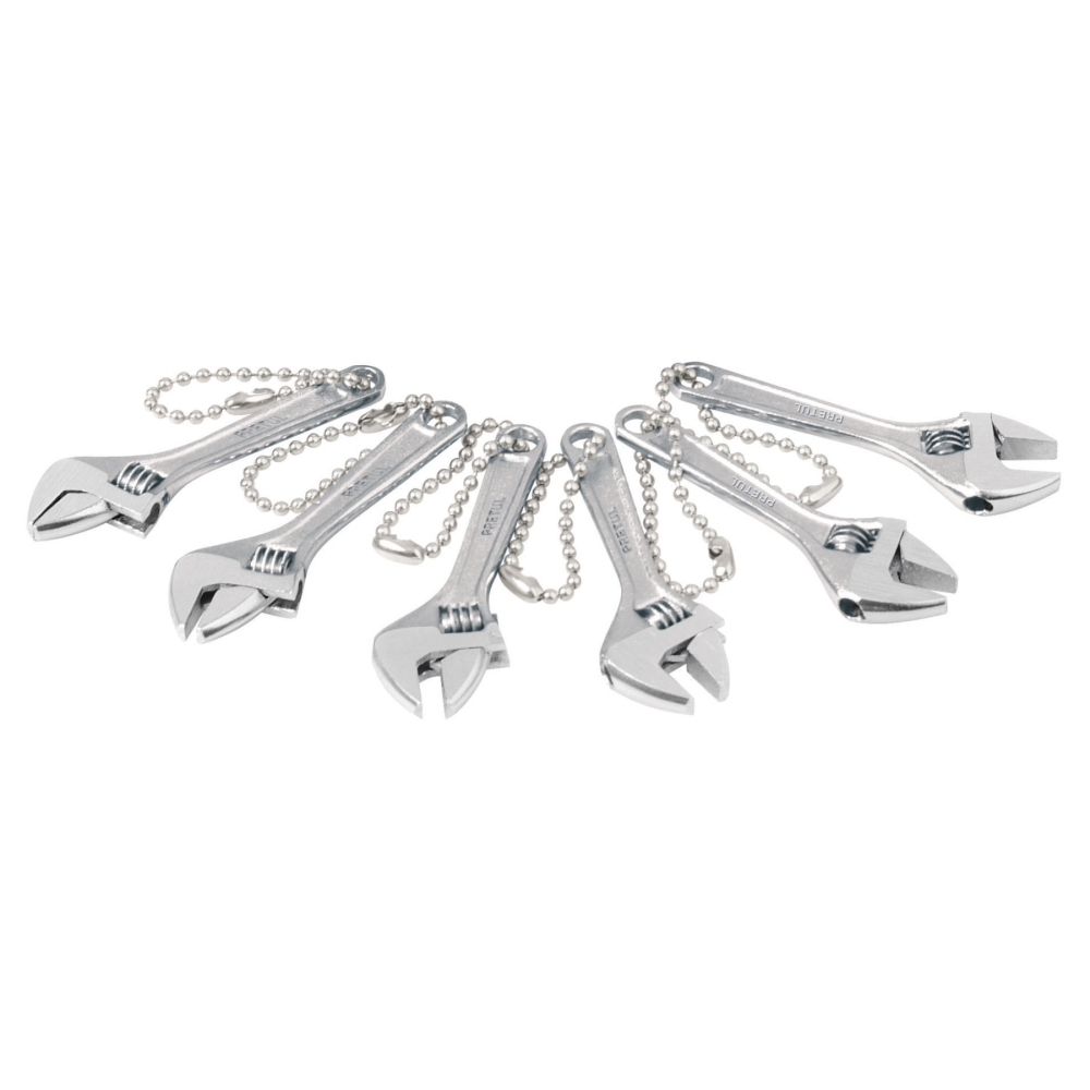 Pieza de llavero tipo perico en pecera con 50 piezas, PRETUL PE-PER-50