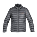 Chamarra de plumas ligera para hombre, gris, M, TRUPER CHAM-GC-M