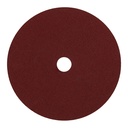 Disco de lija de 7' con respaldo de fibra, grano 80, TRUPER DILF-780