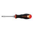 Desarmador plano 3/16' x 3' mango Comfort Grip, TRUPER DR-3/16X3B