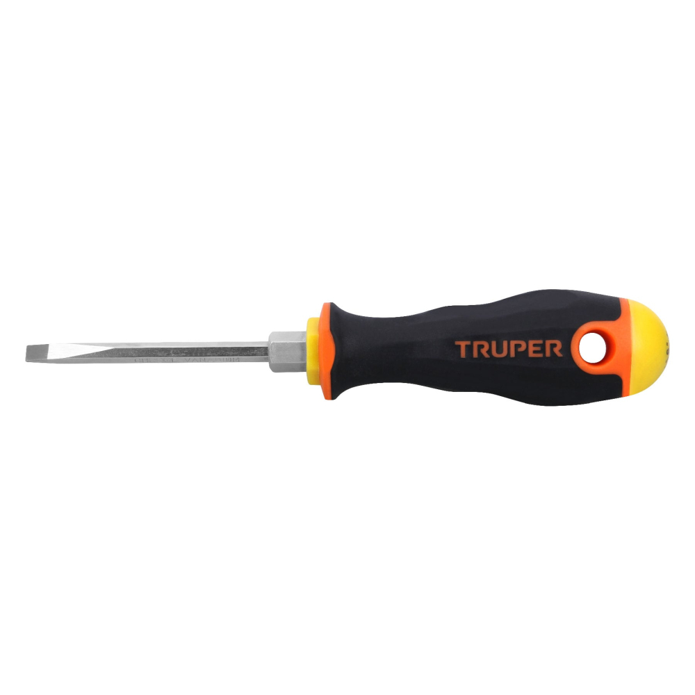 Desarmador cabinet 3/16 x 3' mango Comfort Grip, TRUPER DG-3/16X3B