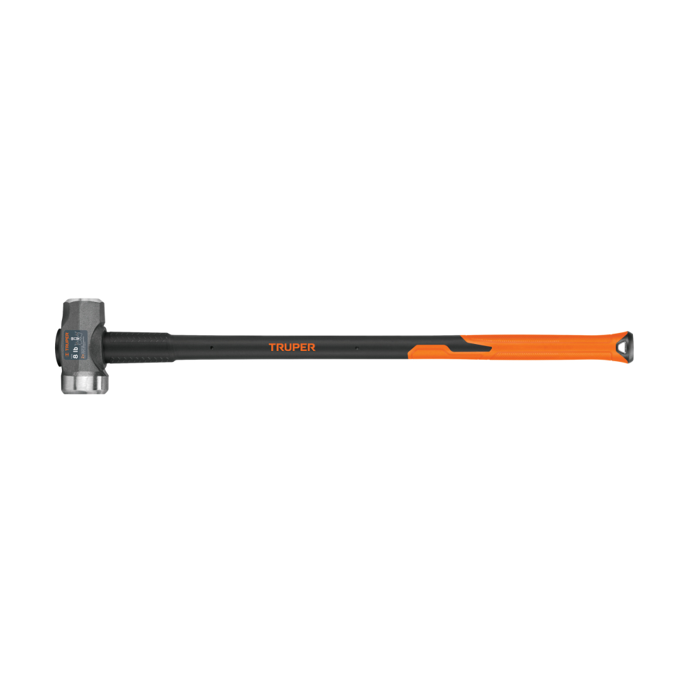 Marro de una cara amplia 8 lb, mango de fibra de vidrio 36' MD-8FX