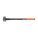 Marro de una cara amplia 8 lb, mango de fibra de vidrio 36' MD-8FX