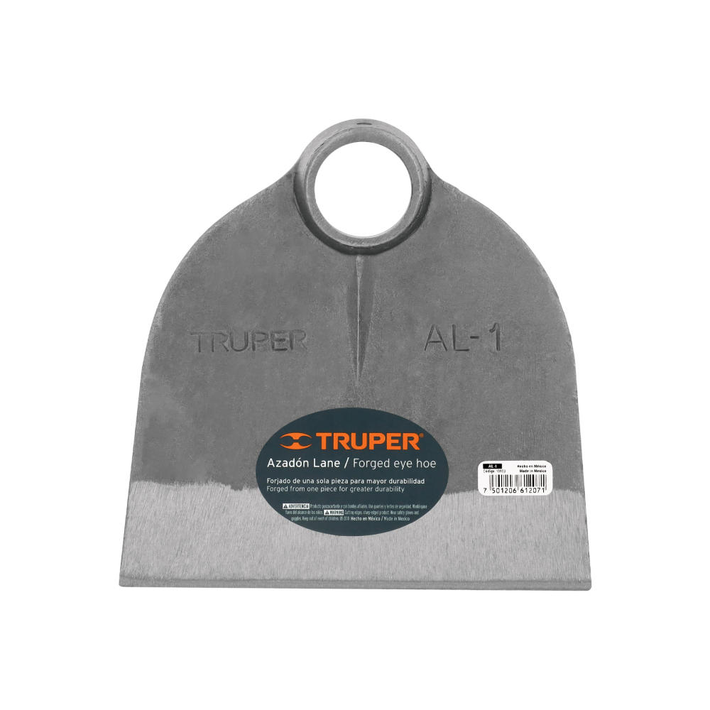 Azadón Lane No. 1 de 1.8 lb, sin mango, TRUPER AL-1