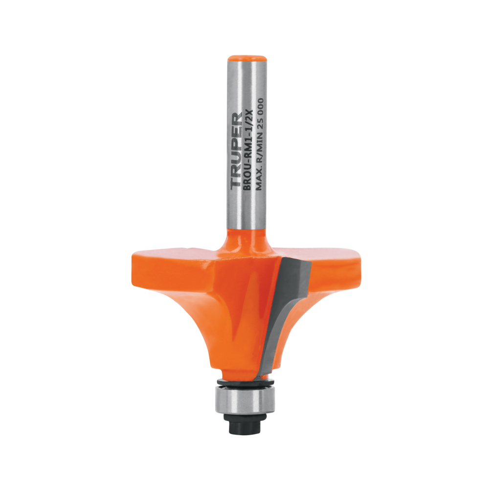 Broca para router, redondeado con moldura, 1-1/2' con balero BROU-RM1-1/2X