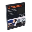 Lija de esmeril negra grano 120 de óxido de aluminio, TRUPER LIME-120