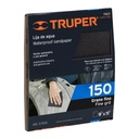 Lija de agua grano 150 de carburo de silicio, Truper LIAG-150