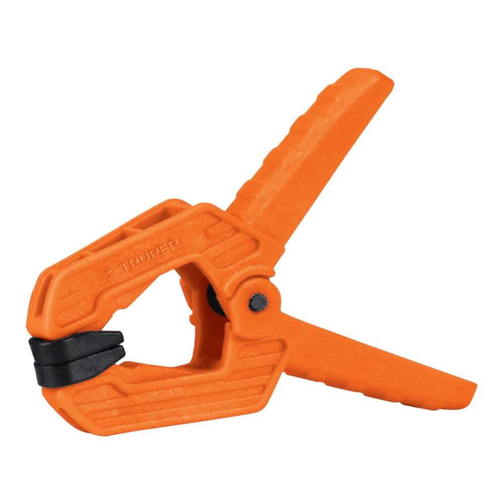 Prensa de resorte de 3' cuerpo de nylon, mango TPR, TRUPER PRE-3