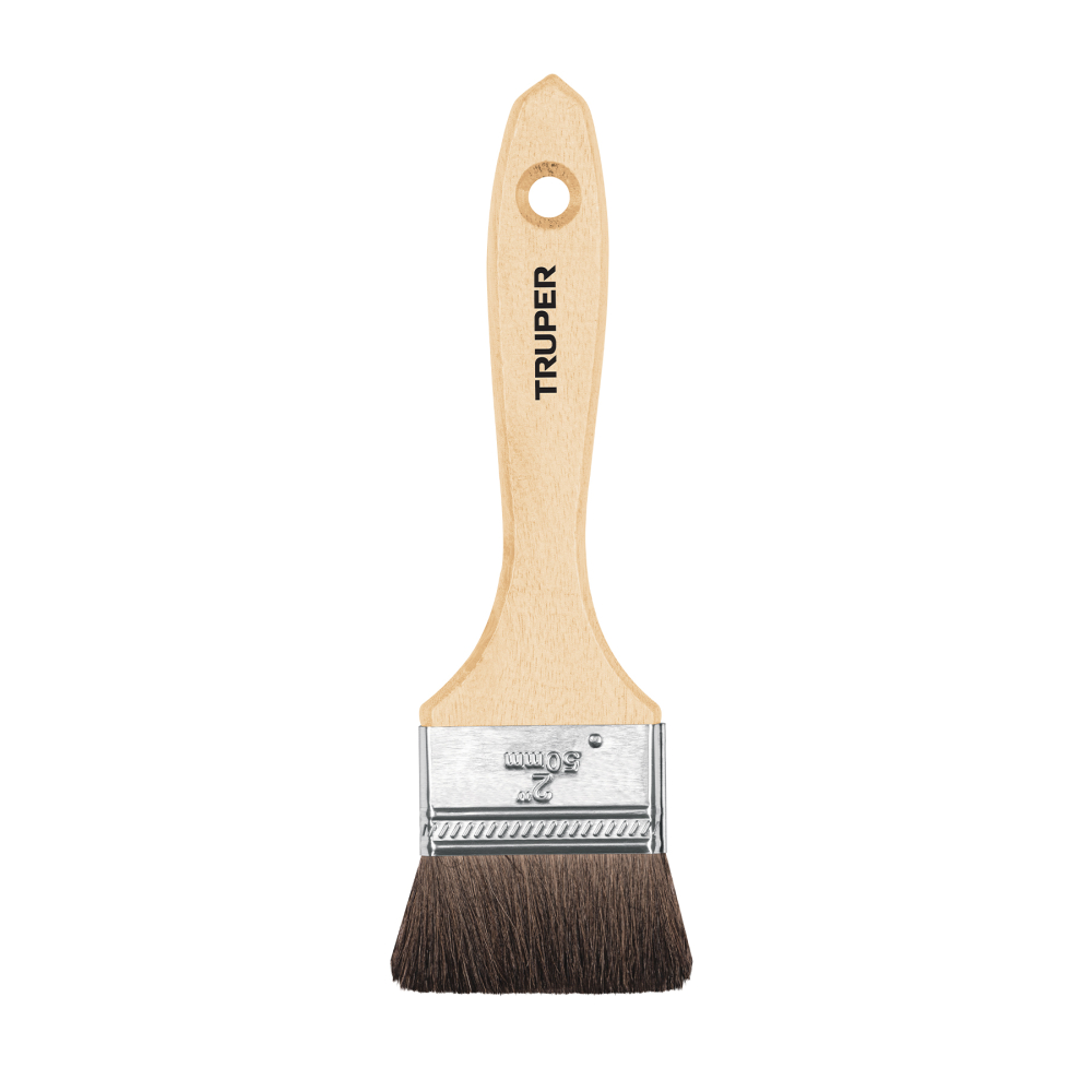 Brocha pelo de camello de 2' con mango de madera, TRUPER BRT-2C