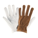 Guantes de piel de cabra con dorso de carnaza, TRUPER GU-735