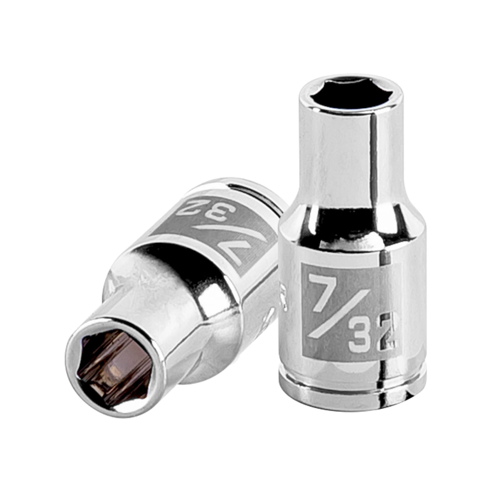 Dado de 7/32', 6 puntas, cuadro 1/4', TRUPER D-1407
