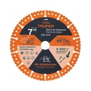 Disco de diamante de 7' x 2.8 mm, corte de metal, TRUPER DID-470