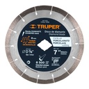 Disco de diamante de 7' x 1.6 mm, corte de porcelanato DID-570