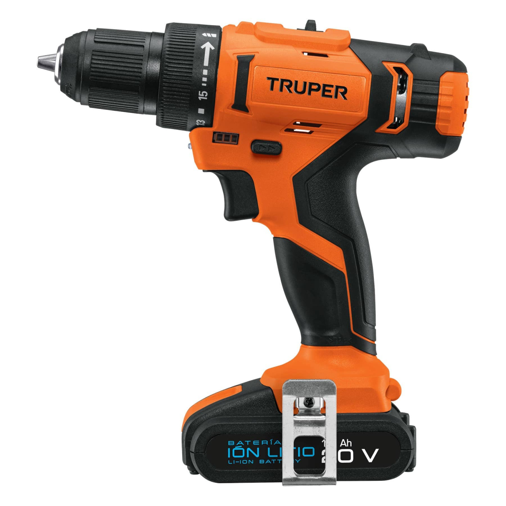 Taladro 1/2', 20V, 1 batería 2Ah, TRUPER TALI-20A
