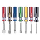 Juego de 7 desarmadores de caja mango de PVC, Pretul DJ-7P