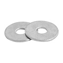 Bolsa de 1 kilo arandelas planas galvanizadas 1/4', FIERO ARA-1/4