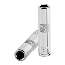 Dado largo de 9/32', 6 puntas, cuadro 1/4', TRUPER D-1409-L