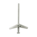 Caja con 100 sujetadores tipo mariposa de 3/16' x 3', FIERO SMA-3/16G