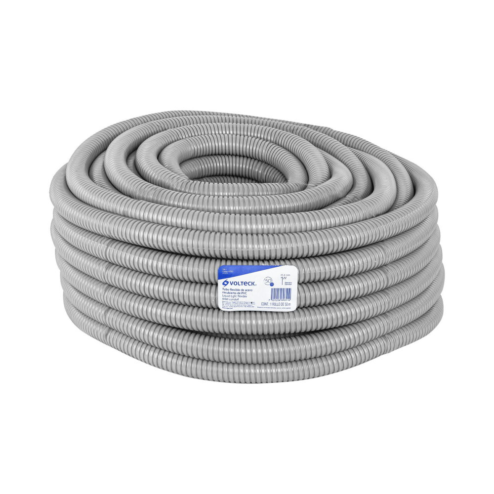 Rollo de 50 m de tubo flexible liquid tight de 1', VOLTECK TFR-1