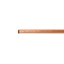 Tubo rígido de cobre 1/2' tipo 'N', 3m, 0.5kg, FOSET CC-001N
