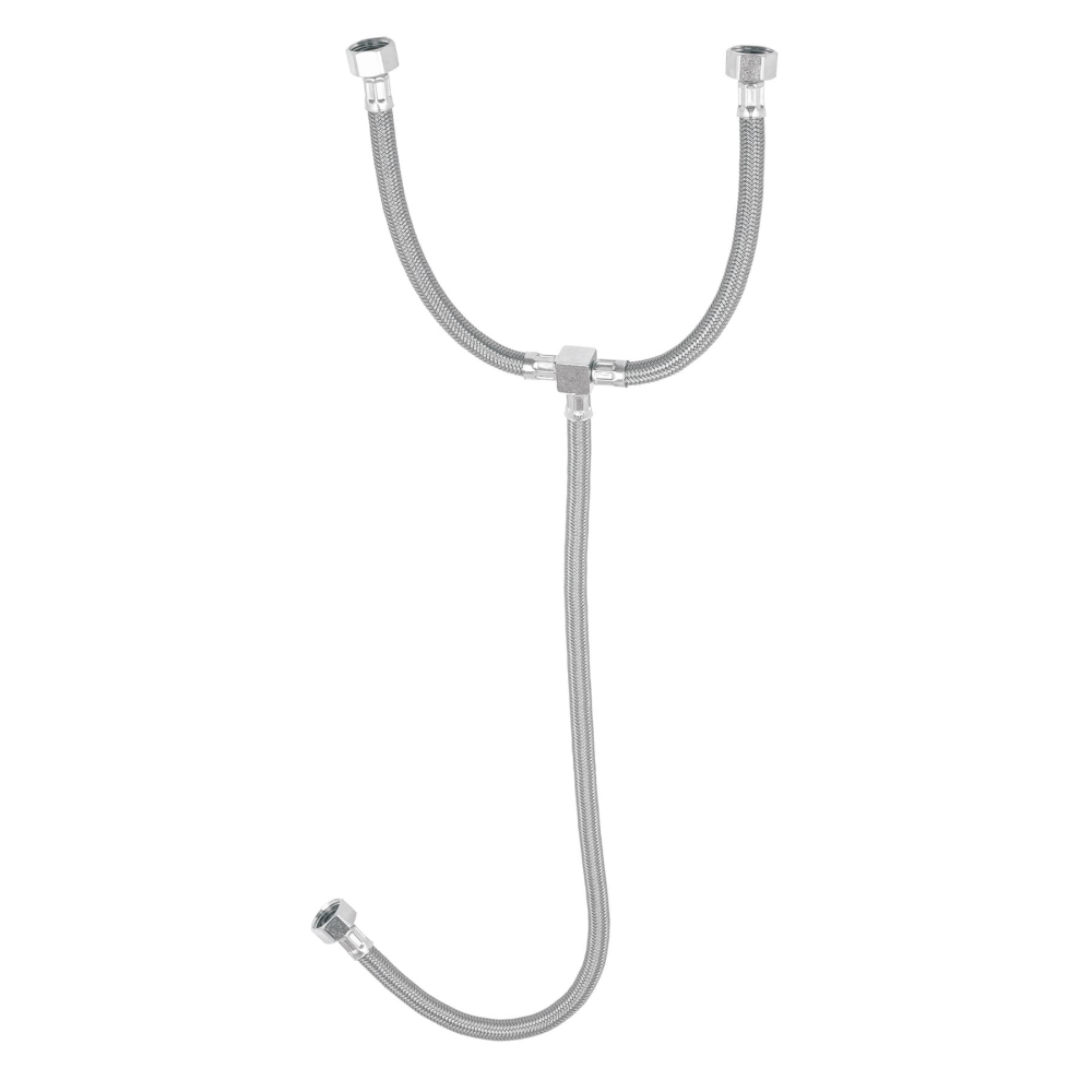 Manguera 'T' lavabo/fregadero, vinilo, 1/2'x1/2'x1/2', 55cm FTE-55V