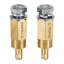 Juego de 2 adaptadores para conector rápido 5/16', TRUPER ADA-SOLT
