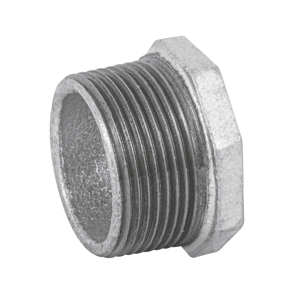 Reducción bushing acero galvanizado 1-1/4 x 1', FOSET CG-236