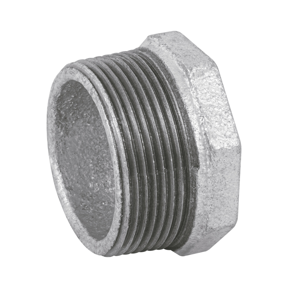 Reducción bushing acero galvanizado 1-1/2 x 1/2', FOSET CG-237