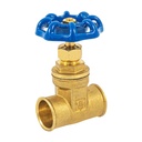 Válvula de compuerta de latón soldable de 3/4', FOSET COSO-3/4