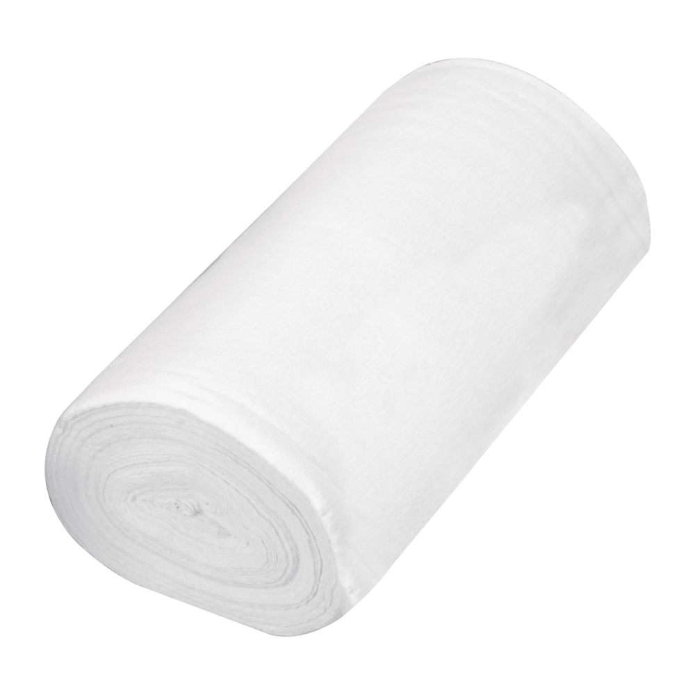 Rollo de 50 m de franela blanca de algodón, KLINTEK FRA-50B
