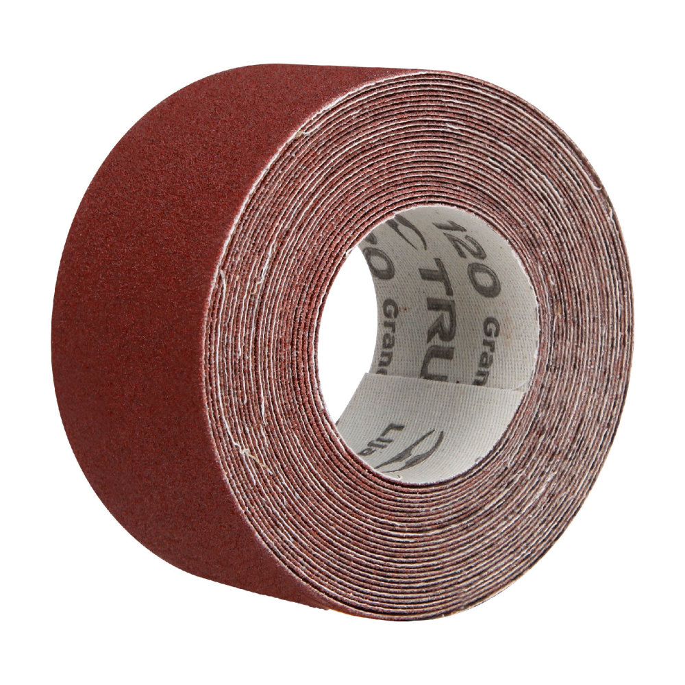 Rollo de 5 m de lija para plomero grano 120 ancho 1-1/2' LIPL-120-1-1/2X5
