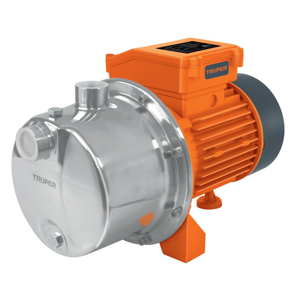Bomba tipo jet, cabezal de acero inoxidable,1-1/2 HP, TRUPER BOAJ-1-1/2I