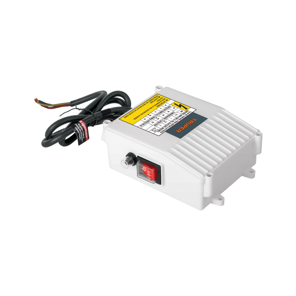 Caja de control para bomba tipo bala 1 1/2 HP, 220V, TRUPER CE-BOS-1-1/2LM-2