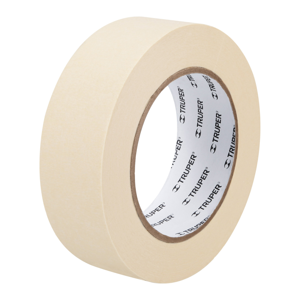 Cinta masking tape de 1-1/2' x 50 m, TRUPER MSK-1-1/2
