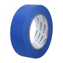 Cinta masking tape azul de 1-1/2' x 50 m para pintor, TRUPER MSK-1-1/2A