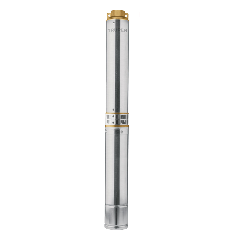 Bomba sumergible tipo bala 4', 1-1/2HP, uso agrícola, TRUPER BOS-1-1/2LM