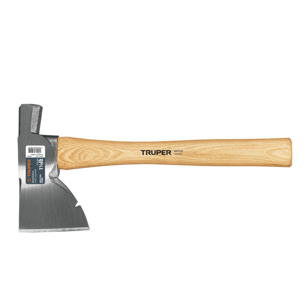 Hacha Doméstica 1-1/2 lb, mango hickory 14', TRUPER HH-1-1/2