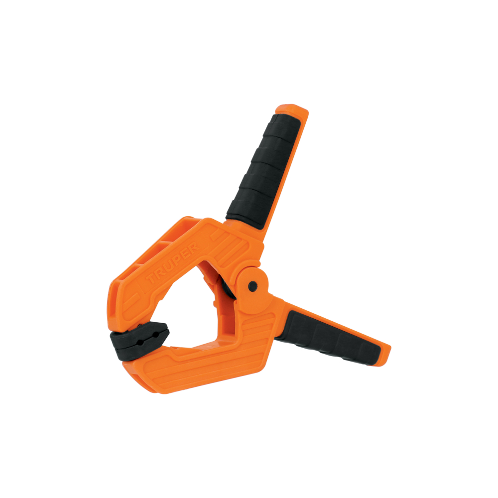 Prensa de resorte de 4' cuerpo de nylon, mango TPR, TRUPER PRE-4