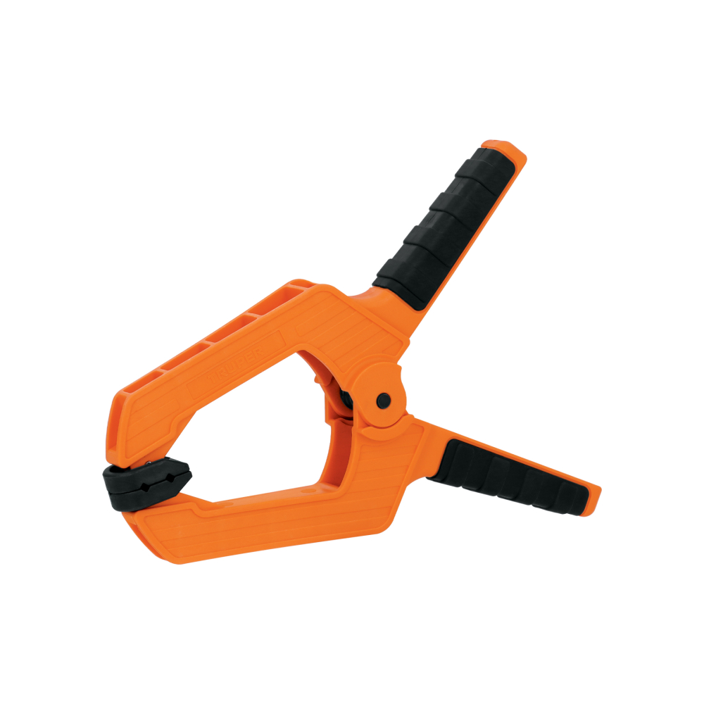 Prensa de resorte de 8' cuerpo de nylon, mango TPR, TRUPER PRE-8