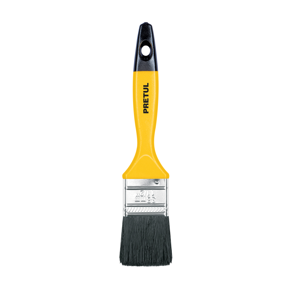 Brocha uso general de 1-1/2' con mango de plástico, PRETUL BRP-1-1/2