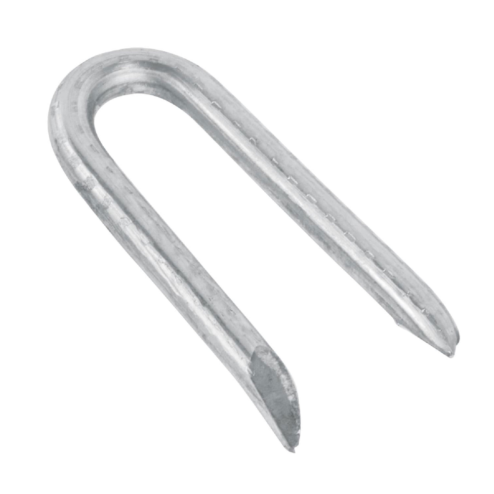 Caja con 10 kg grapas 1-1/2' galvanizadas p/alambre de púas GRA-1-1/2G