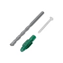 Kit de 20 taquetes 1/2' con pijas #14 y 1 broca 1/2', FIERO TQ-1/2J
