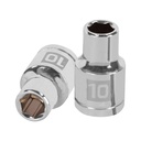 Dado de 10 mm, 6 puntas, cuadro 1/2', TRUPER D-1210-M