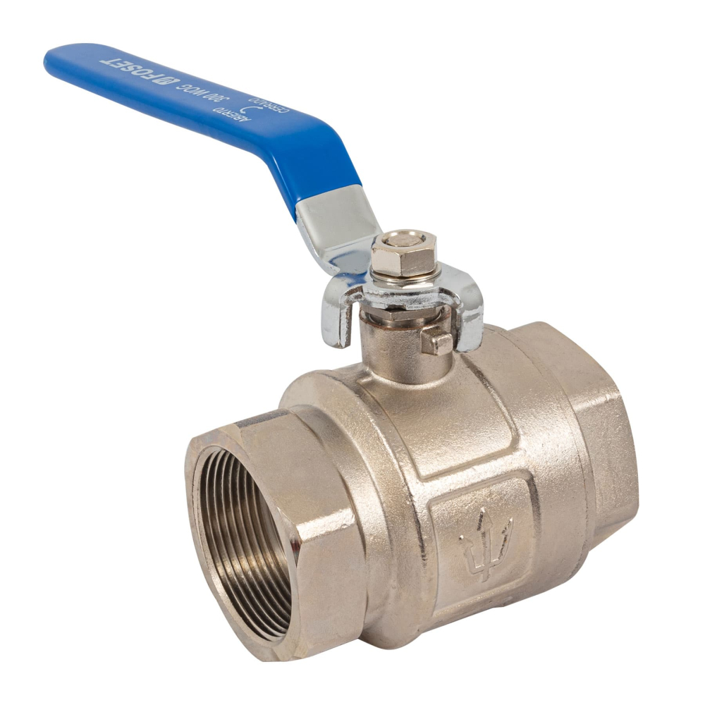 Válvula de esfera de latón, roscable 2-1/2', FOSET ESRO-2-1/2