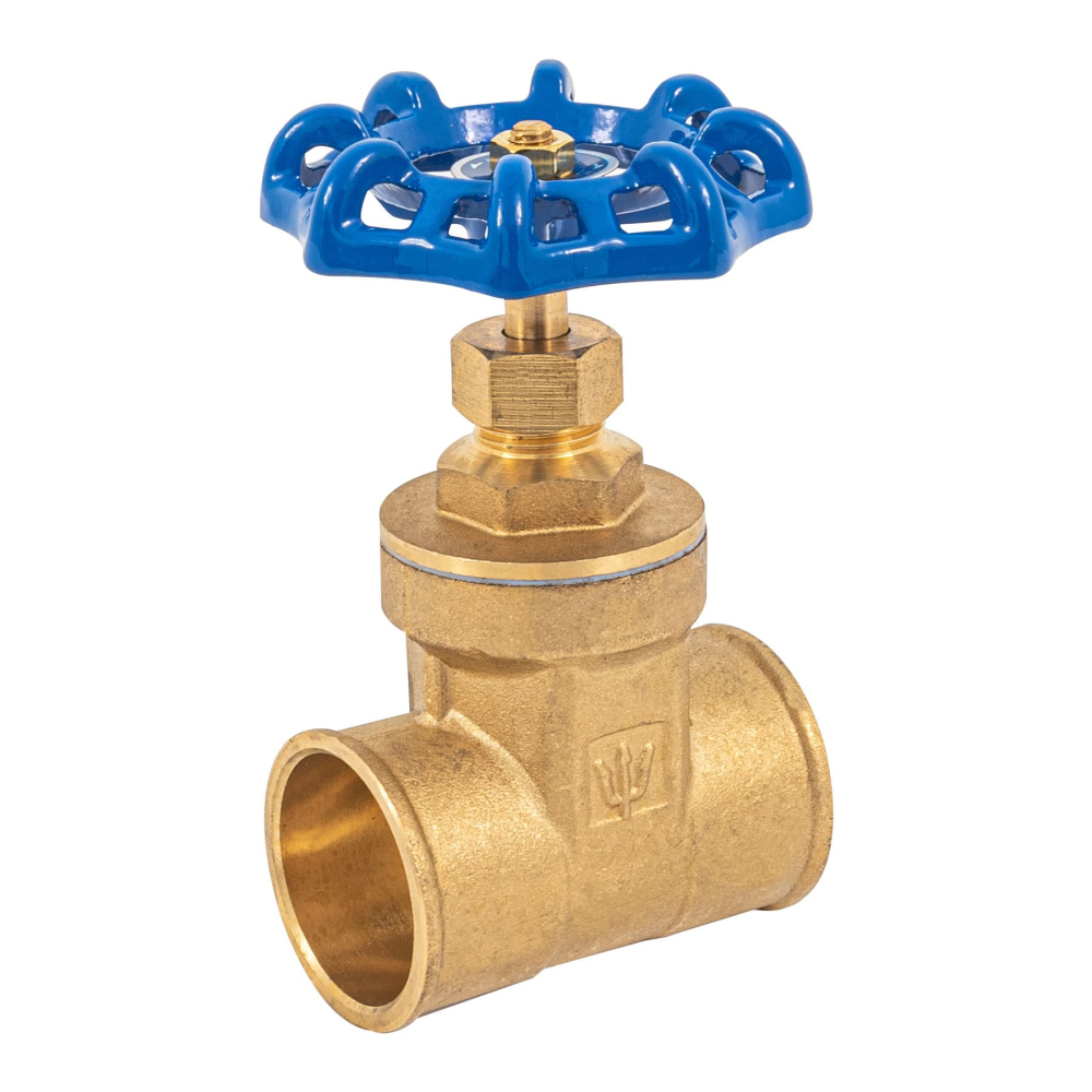 Válvula de compuerta de latón soldable de 1 1/4', FOSET COSO-1-1/4