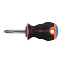 Desarmador de cruz 1/4' x 1-1/2' mango Comfort Grip, TRUPER DP-1/4X1-1/2B